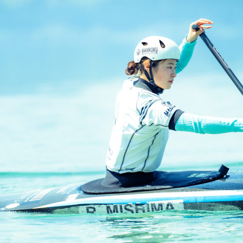 カヌースラローム競技 佐々木廉選手