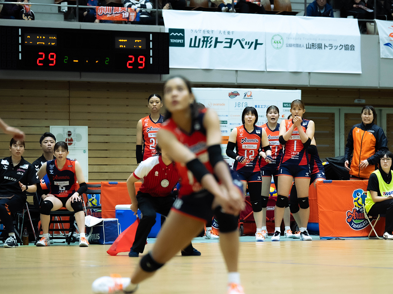 アランマーレ山形vs群馬グリーンウイングス